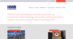 Desktop Screenshot of hmr-international.de